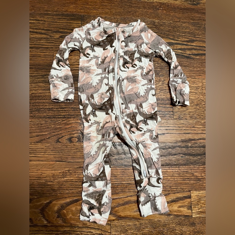 Ellie K’s Closet Bamboo Dragon Zippy 3-6m
